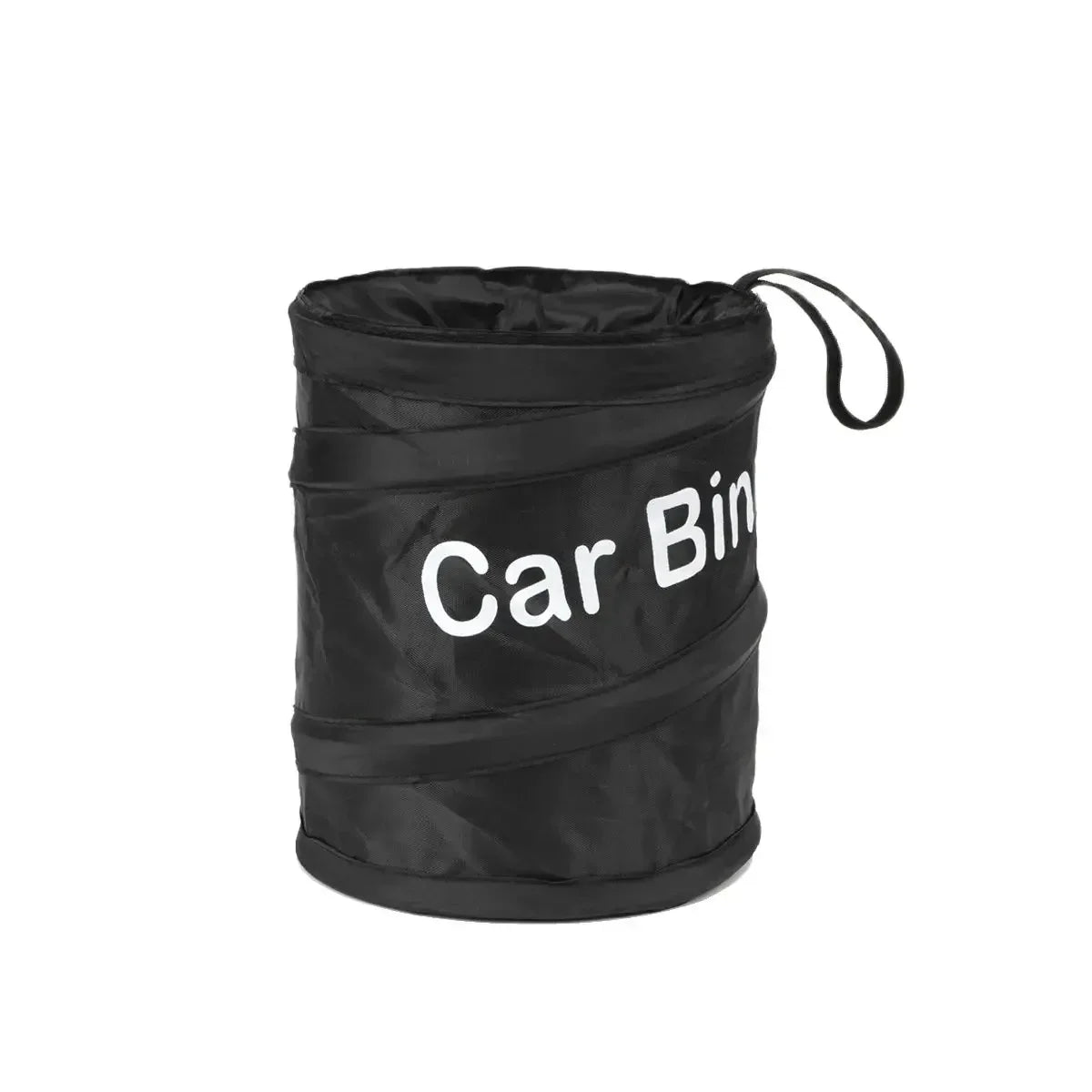 Collapsible Black Car Trash Can Pack Trash Bag Rubbish Waste Bin for Little Leak Proo alternate view