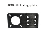 Black Multi Dof Robot Parts Accessory M3/M4 Screw U Beam Servo Bracket For Robot Kit Standard Part Steering Bearing Bracket Kit