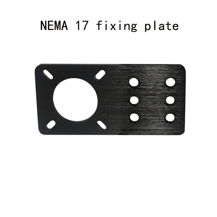 Black Multi Dof Robot Parts Accessory M3/M4 Screw U Beam Servo Bracket For Robot Kit Standard Part Steering Bearing Bracket Kit