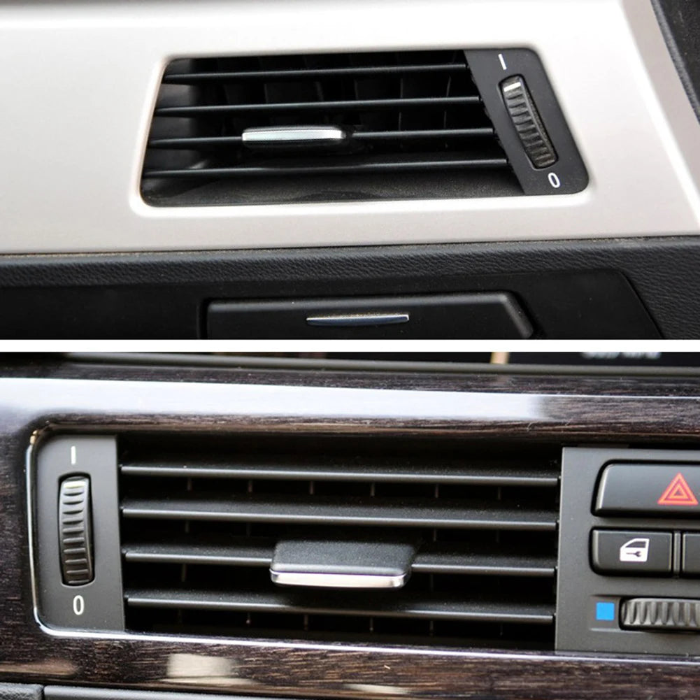 Front Rear A/C Vent Grille Slider Clip Car Air Conditioning Adjust Slider A/C Outlet Tab Clip Repair Kits for 05-12 3 Series E90