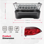 Golf Cart Upgrade Street Legal Headlight Kits Brake Turn Signal Tail Light Horn for C lifestyle view