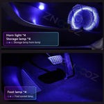 Volkswagen Golf RGB Interior Ambient Light Kit – Bluetooth App Control, Music Sync, 6 lifestyle view