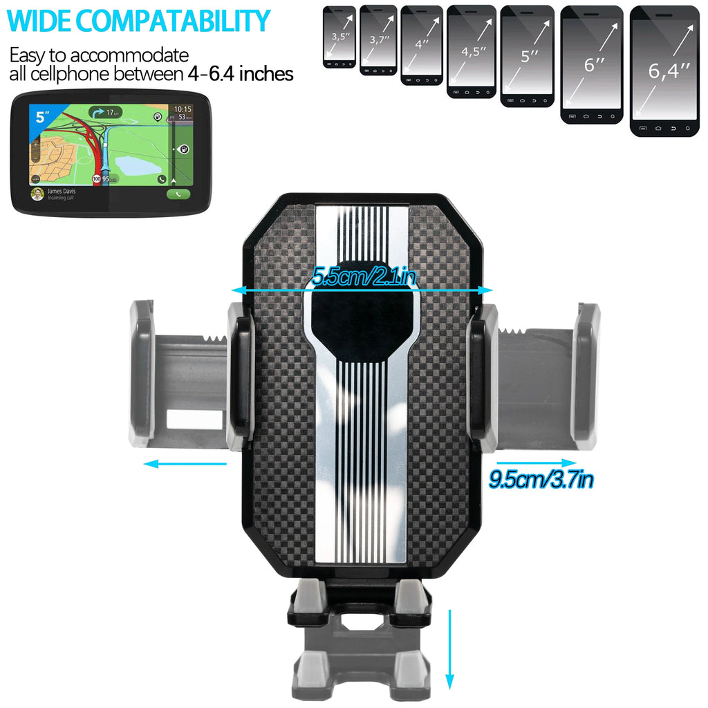 360 Rotation Universal Car Phone Holder Mount | Strong Suction Windshield Dashboard additional angle
