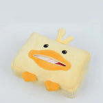 Cute Cartoon Short Plush Tissue Box Holder Car Armrest Backseat Tissue Cover Auto Int lifestyle view