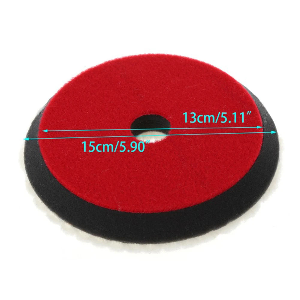 6/7 Inch Car Polishing Pad | Auto Soft Wool Buffing Disc for Professional Detailing additional angle