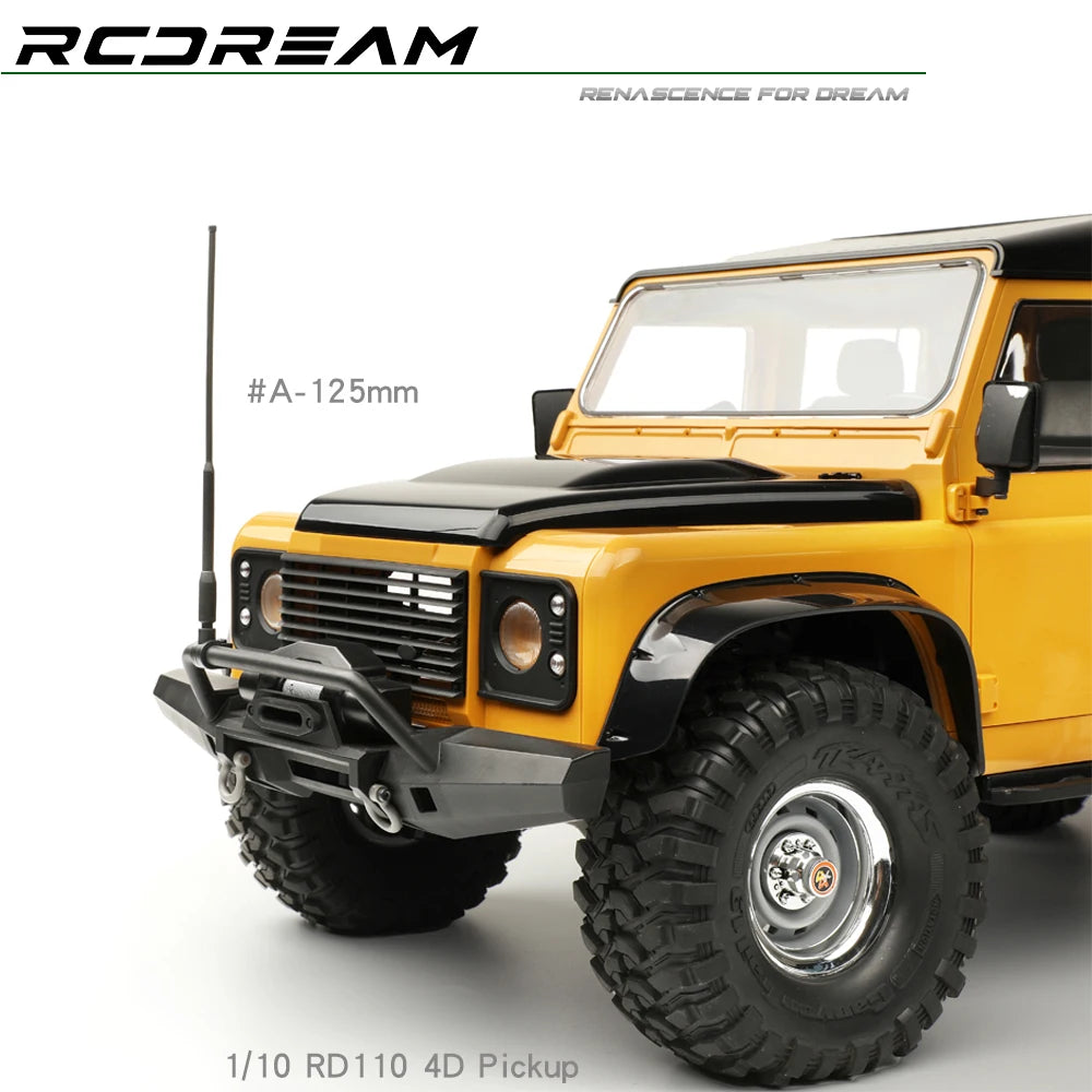 Rcdream Simulation Antenna Decoration Signal Line For 1/8 1/10 1/12 1/14 1/18 Rc Crawl close-up view