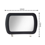 Clip-On Car Sun Visor Vanity Mirror, Practical Makeup Mirror for Passenger Side Shade Visor
