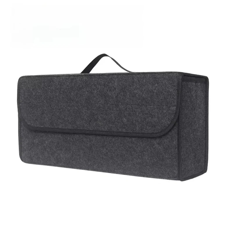Soft Felt Car Trunk Storage Box Large Anti-Slip Organizer