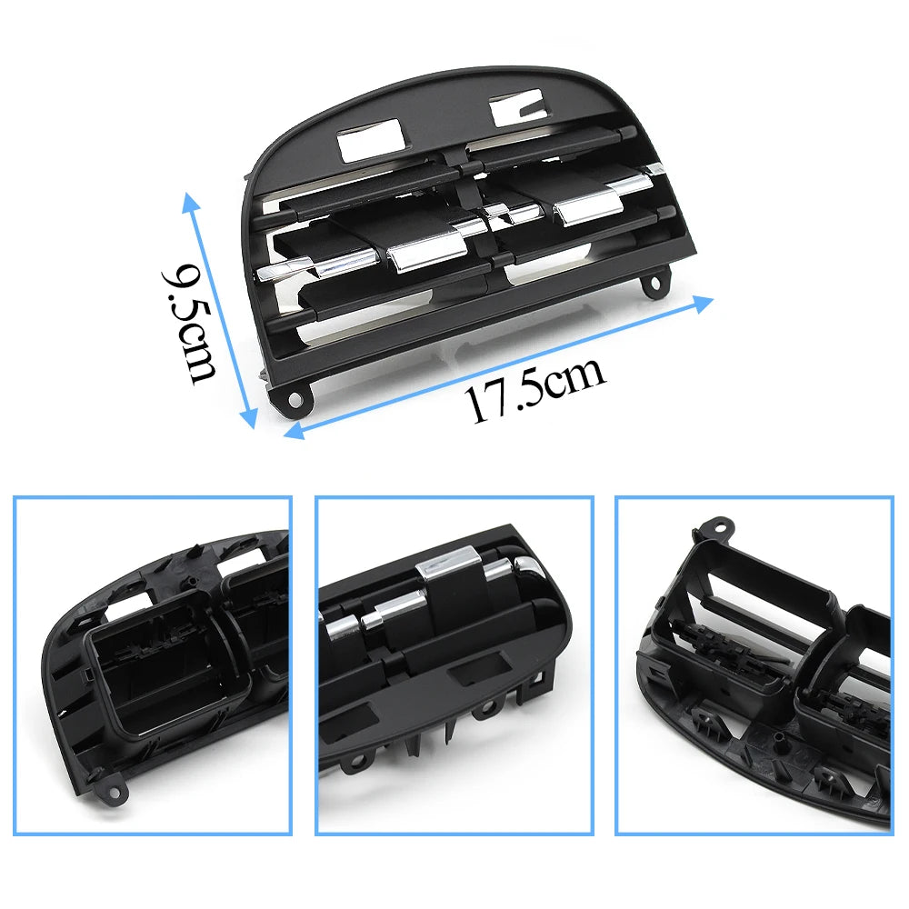 M156 Car Rear AC Vent Assembly Grille Outlet Cover Panel Slider Clip Repair Kit For Maserati Quattroporte 2013-2020 670011357
