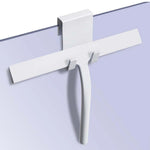 Bathroom Shower Squeegee Household Glass Wiper Window Mirror Silicone Scraper Shower Doors Hanging Squeegee Holder Cleaning Tool