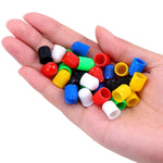 AUTCOAT Tire Stem Valve Caps | Universal Plastic Valve Covers for Cars, Trucks, Bikes close-up view