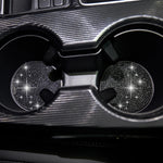 2pcs Imitation Diamond Bling Car Cup Holder Coasters