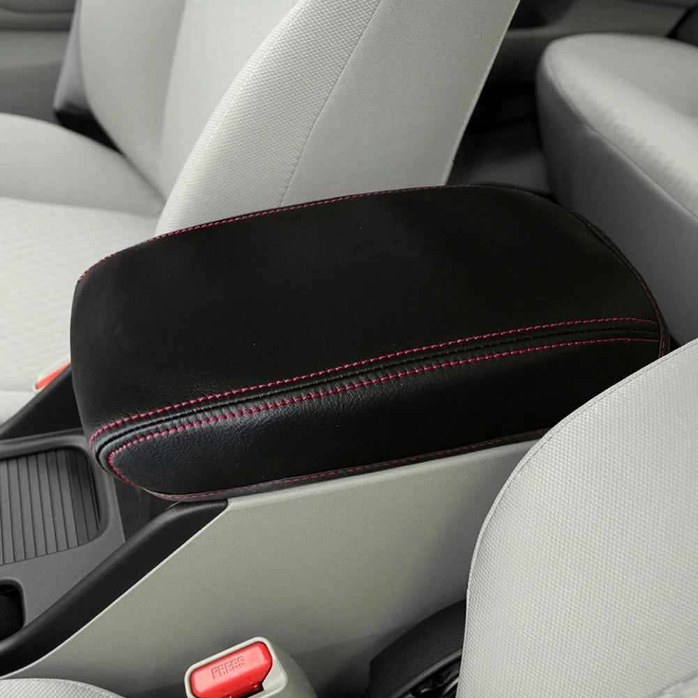 Car Microfiber Leather Armrest Box Cover Center Console Lid Cover Interior Accessories For Honda Civic 9th Gen 2012 - 2015