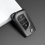 2 3 4 Buttons TPU Car Key Case Cover for Toyota Hilux Corolla Avensis Prado Fortuner RAV4 CHR Shell Accessories