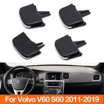 S60 V60 Car Left Right Central Console Air Conditioner AC Vent Outlet Slider Paddle Clip Tab Clip Repair Kit For Volvo 2011-2019