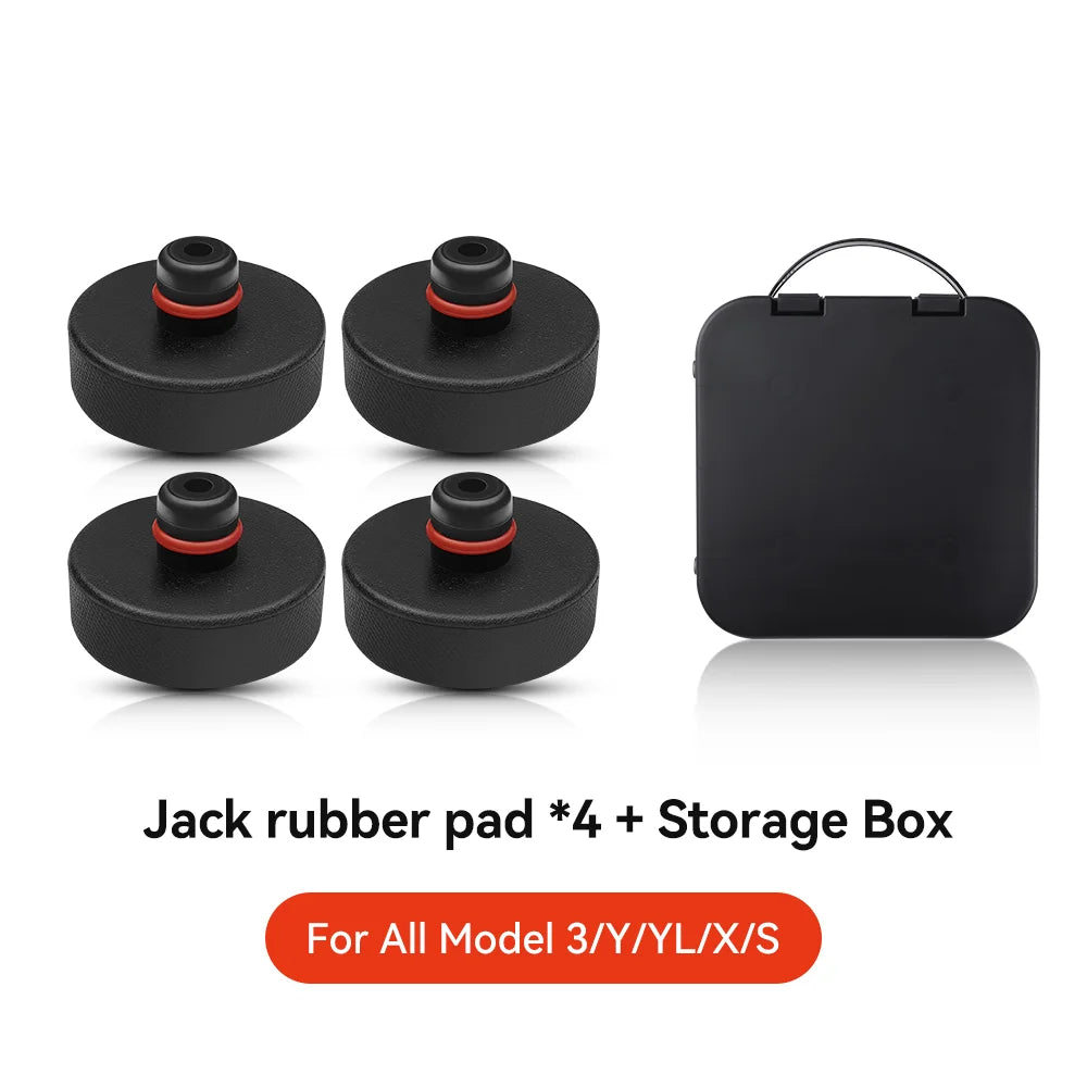 Tesla Model 3 Y Juniper Lifting Jack Pad Adapter | Rubber Tire Repair Tool lifestyle view