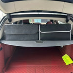 Gray Foldable Car Trunk Organizer detail view