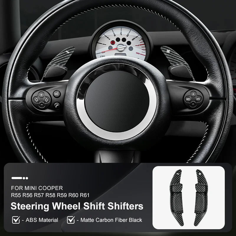 Car Steering Wheel Shift Paddle Shifters Extension for MINI Cooper S JCW R55 R56 R5 additional angle