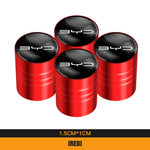 4Pcs Aluminum Alloy Tire Valve Caps for BYD Models | Waterproof Dustproof Cover Set alternate view