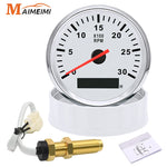 85mm Tachometer Gauge with Digital Hourmeter RPM Sensor | Universal for Car Boat