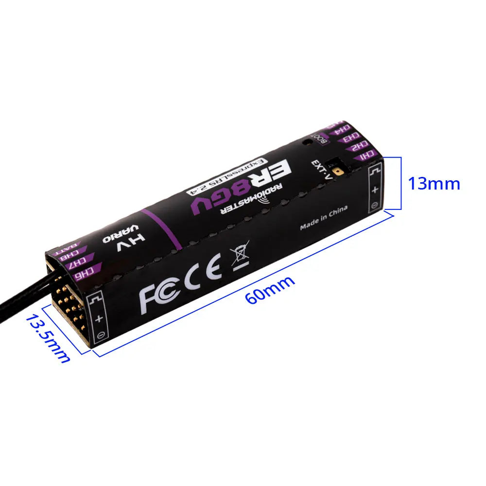 Radiomaster ER8GV 8CH PWM CRSF ExpressLRS Receiver For Fixed-wing Aircraft Gliders lifestyle view