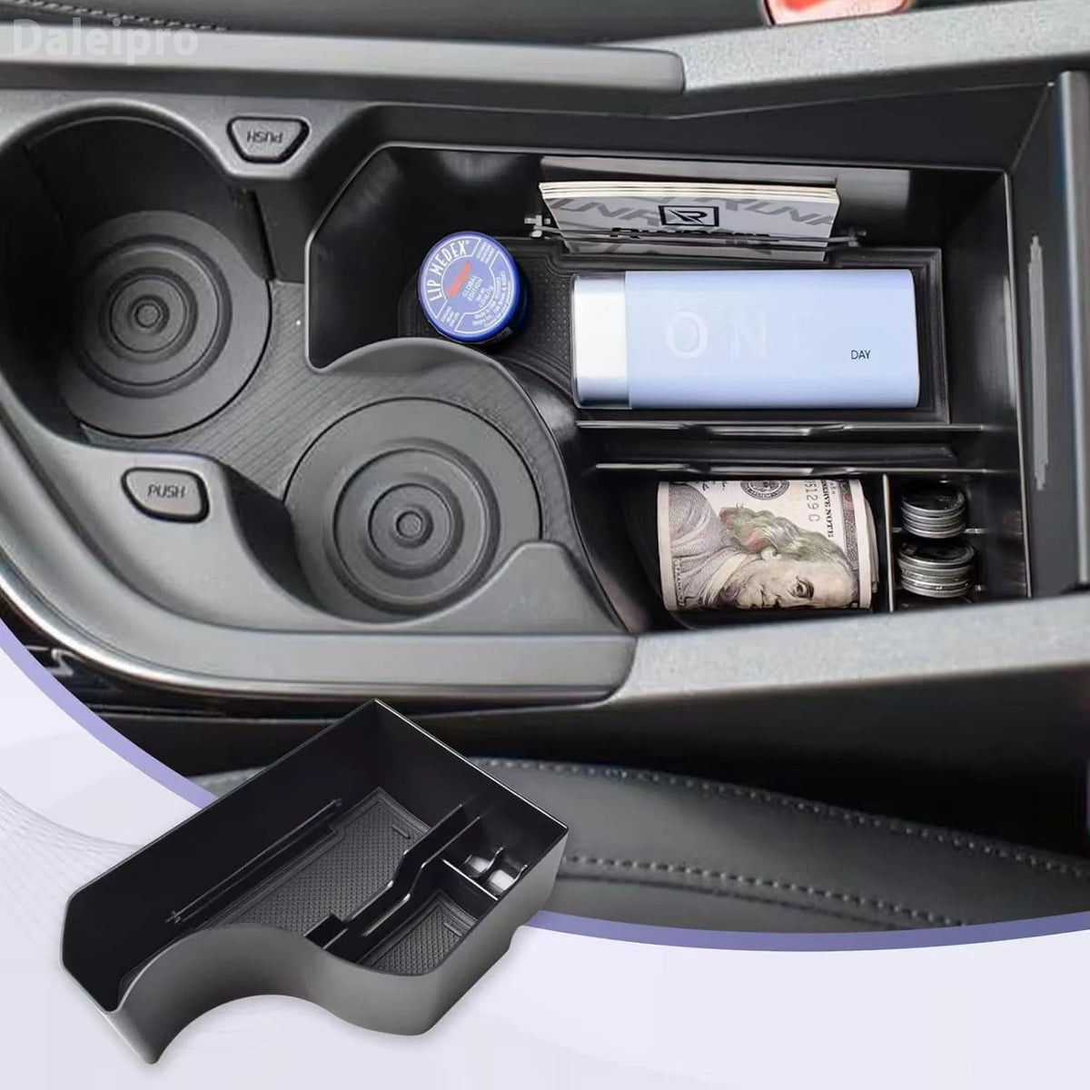 For KIA Niro SG2 EV PHEV 2022 Armrest Storage Box Tiered Storage Box Center Console Organizer Tray Ranger Car Accessories