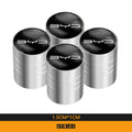 4Pcs Aluminum Alloy Tire Valve Caps for BYD Models | Waterproof Dustproof Cover Set additional angle