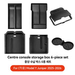 For Tesla Model 3/Y/Highland/Juniper 2026 Center Armrest Hidden Storage Box | Cup Hol alternate view