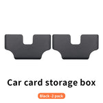Car Card Storage Box Car Mounted Card Holder Voucher Storage Case Car Refueling High-Spe detail view
