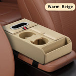 Multifunctional Car Armrest Pad Storage Box Center Console Organizer with Cup Holde additional angle
