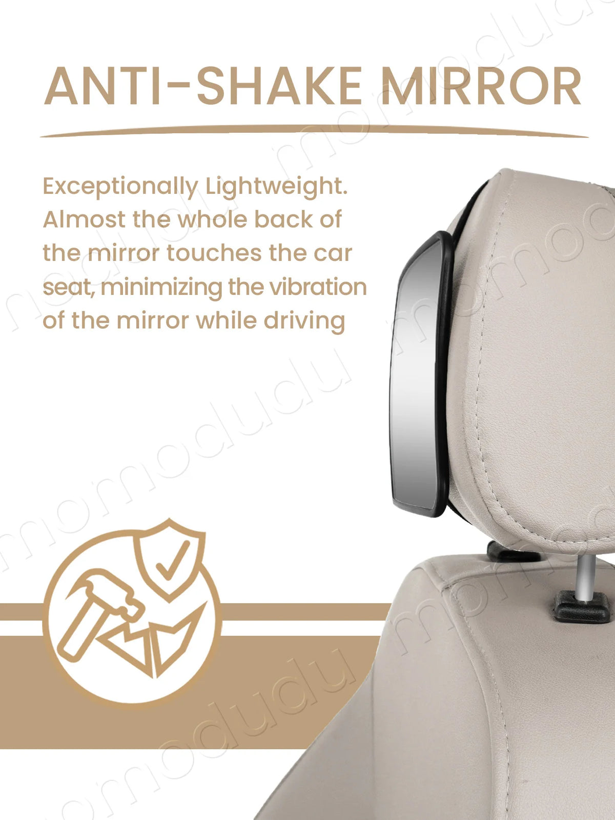 Baby Car Mirror For Rear Facing Infant With Crystal Clear View close-up view
