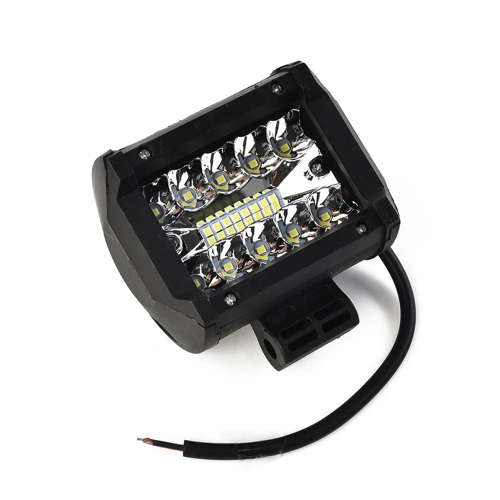 12V 60W LED Bar Offroad Spot Flood Combo LED Light Bar Work Light For Truck Car SUV A lifestyle view