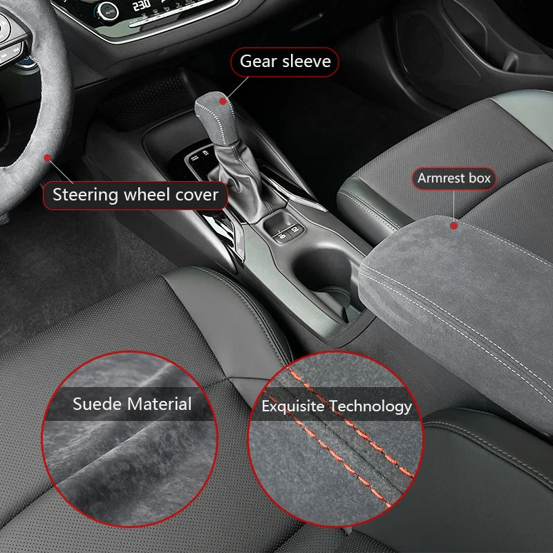 For Toyota Corolla Cross 2023 2024 2025 Accessories Car Armrest Pad 2019-2025 Corolla ALLION Auto Center Console Box Mat