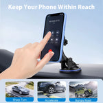 Car Phone Mount for Dashboard and Windshield | Universal 360° Rotatable Holder close-up view