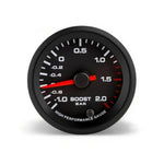 52mm 7-Color Car Gauge Set | Water Temp Oil Temp Oil Pressure Tachometer Boost Voltmeter detail view