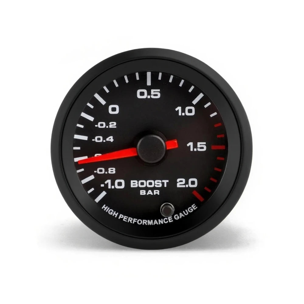 52mm 7-Color Car Gauge Set | Water Temp Oil Temp Oil Pressure Tachometer Boost Voltmeter detail view
