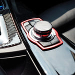 Car Multimedia Buttons Cover Molding Trim Car Accessories Interior for BMW 1 3 4 5 additional angle