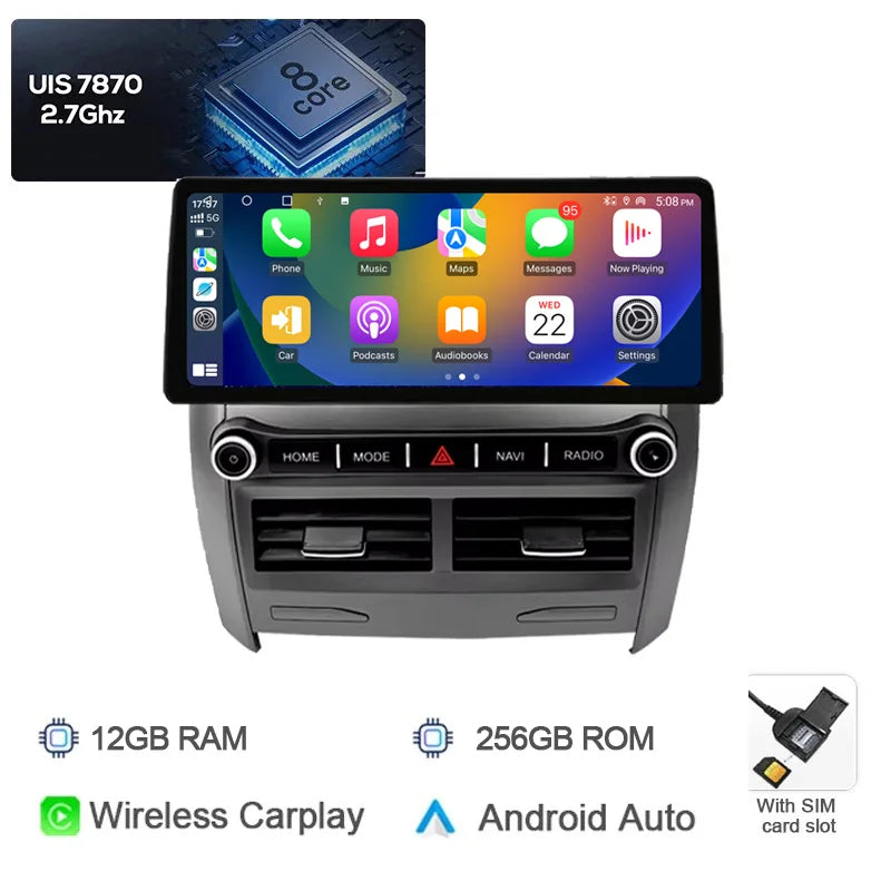 CarPlay Android 14 Car Stereo | GPS Navigation for Toyota Corolla 2007-2013 detail view