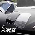 2PCS Car Dashboard Anti-slip Mat Cell Phone Anti-slip Silicone Mat Universal Car Sticky Pad Car Gadgets Interior Accessories