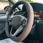 Steering Wheel Cover 36-38cm Universal Non-Slip Leather