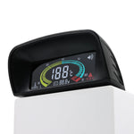 HD Universal Water Temperature Voltmeter Gauge | 2 in 1 Digital Car Gauge with Temp Se close-up view
