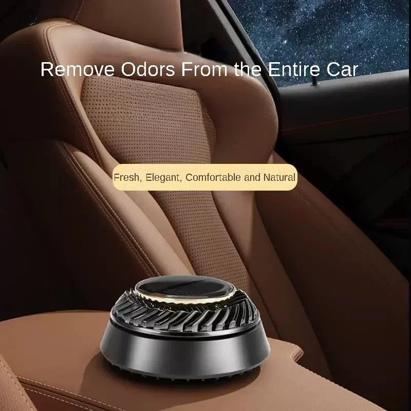 Durable Car Air Fresheners Auto Rotating Solar Aromatherapy Vehicle Decoration Car Fragrance for All Models Car Acesssories