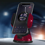 2024 Diamond Cell Phone Holder for Car Phone Mount Pink Flexible Table Stand Mount Bling detail view