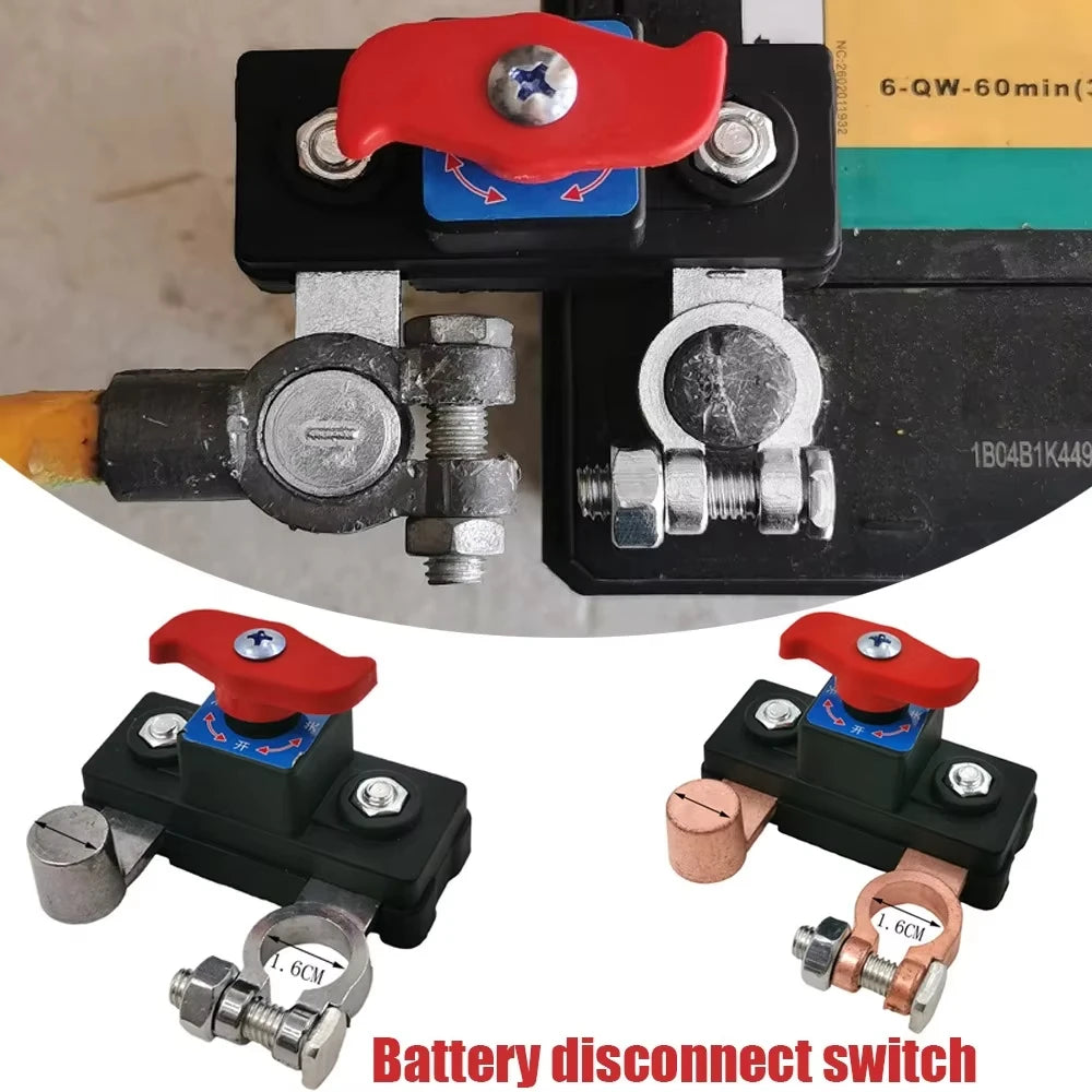 Car Battery Cut Off Switch 12V/24V Disconnect Automatic Circuit Breaker Anti-Power Off L detail view