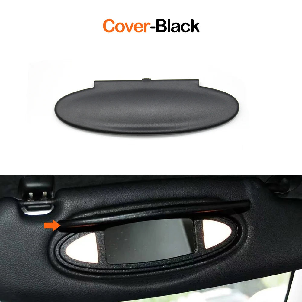 Car Left Right Sun Visor Vanity Mirror Cover Assmebly Replacement For Porsche 996 997 911 Carrera 986 Boxster 987 Cayman TARGA