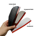 2PCS Car Rearview Mirror Rain Eyebrow Carbon Fiber Sun Visor Shade Cover Protector Cl alternate view