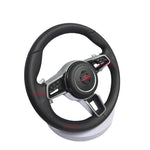 Customized Leather Car Steering Wheel For Porsches 911 996 Cayenne 958 718 Boxster 918 Cayman Macans Panamera Taycan GT RS 970