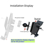 Magnetic Car Phone Holder for BMW X3 G01 2018 2019 - 2021 15W Wireless Charging Phone Stand MagSafe Base Car Cell Phone Holder