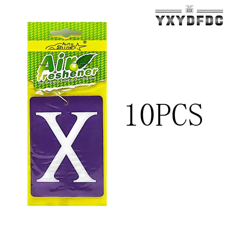 Car Air Freshener Natural Aromatherapy Tea Paper Hanging Perfume | Vanilla Auto Inter lifestyle view