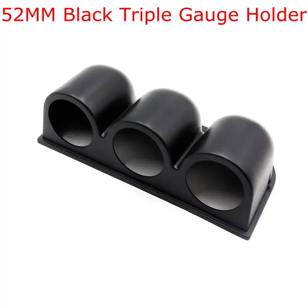 52mm Car Gauge Pod Holder Universal Single Double Triple | 2 Inch 52mm Gauge Mount for close-up view